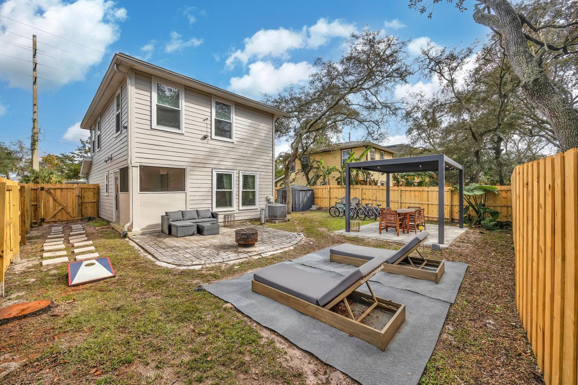 {Hidden Gem} Beach Home Blocks From Ocean +6 Bikes Jacksonville Beach Exterior photo