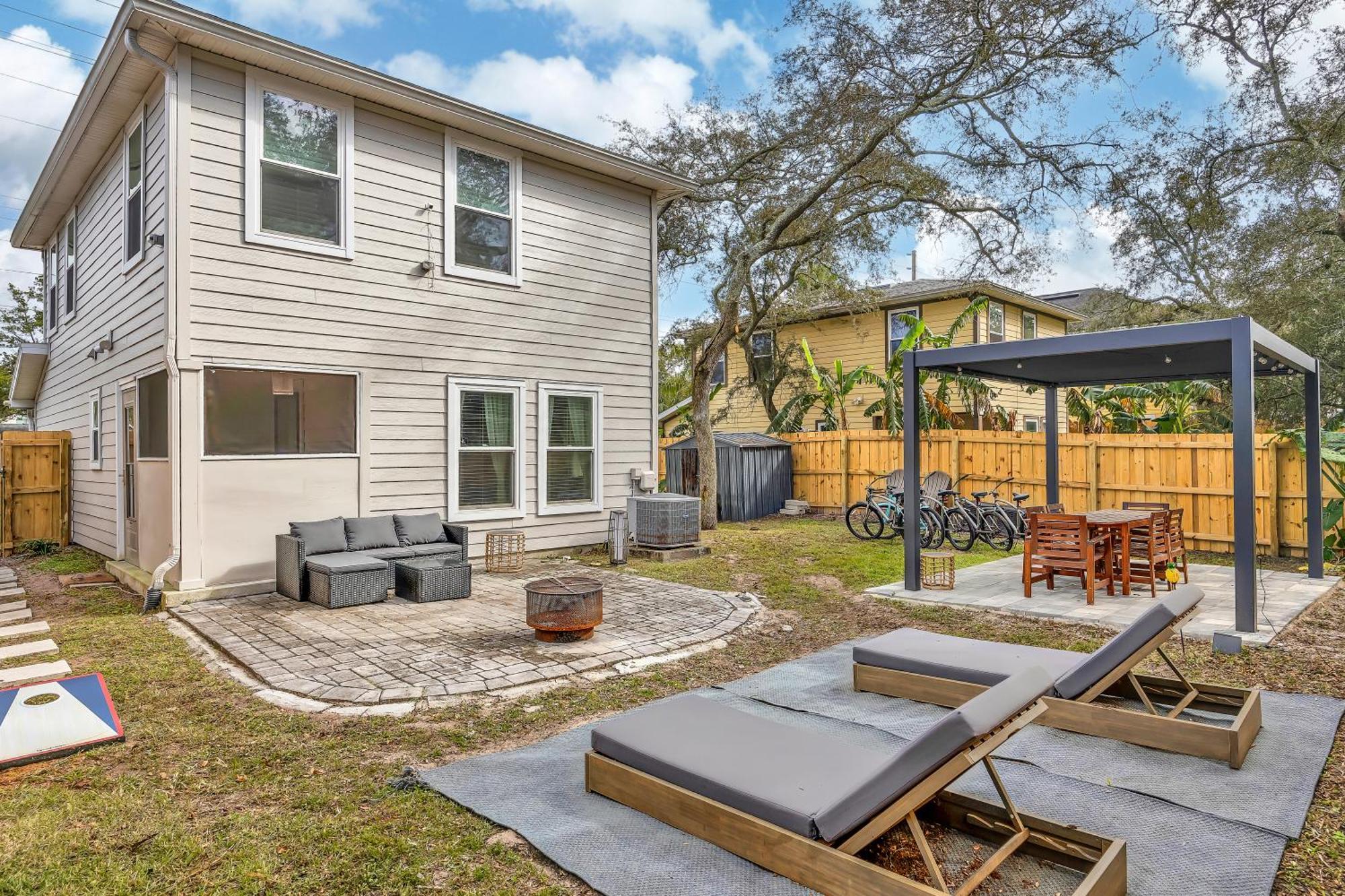 {Hidden Gem} Beach Home Blocks From Ocean +6 Bikes Jacksonville Beach Exterior photo